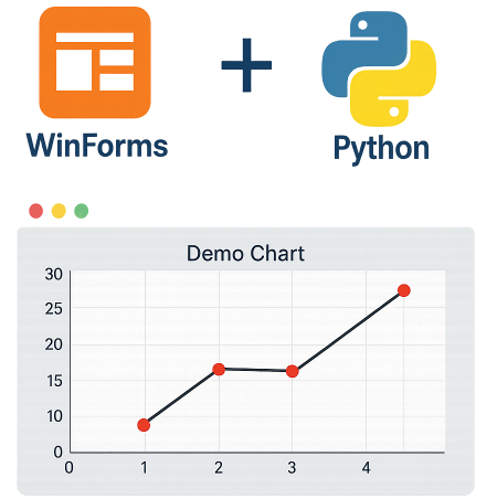 How to combine WinForms UI and Python charting in minutes using Javonet